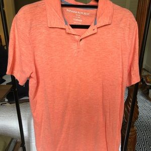 Banana Republic Slub Cotton Polo Shirt